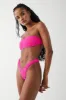 Full Moon Micro Shine Bikini Bottom - Candy Pink sold by Frankie's Bikinis