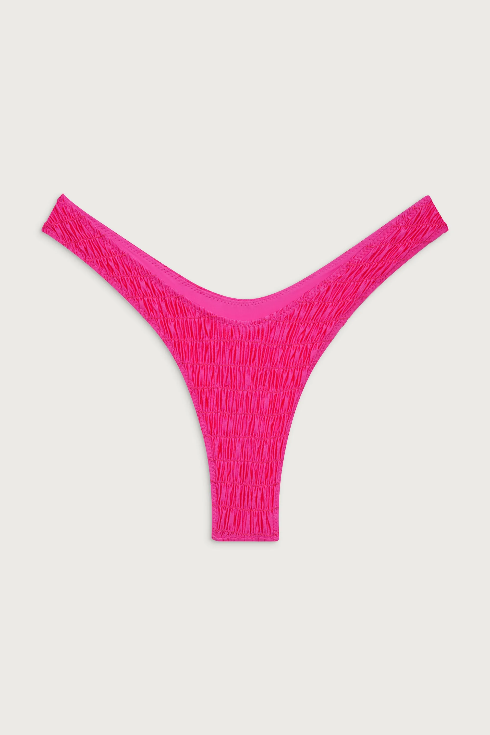 Full Moon Micro Shine Bikini Bottom - Candy Pink sold by Frankie's Bikinis product image thumbnail 2