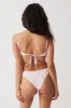 Dove Reversible Classic Bikini Bottom - Sweetheart Stripe sold by Frankie's Bikinis