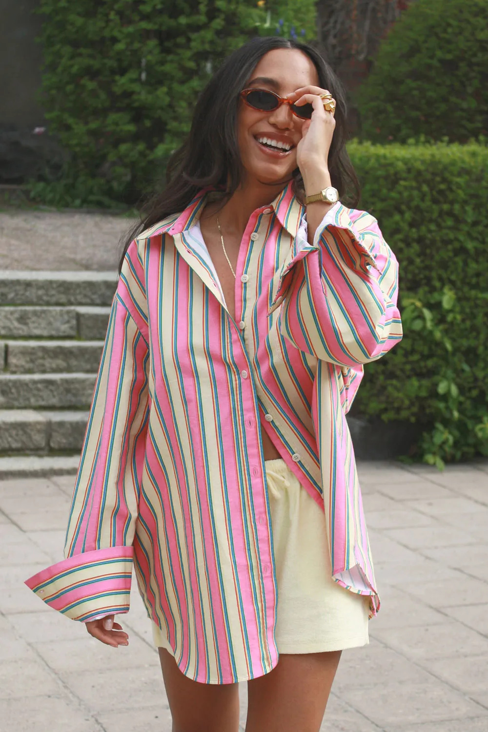 x DJERF AVENUE Breezy Classic Shirt - Mood Ring sold by Frankie's Bikinis product image thumbnail 5