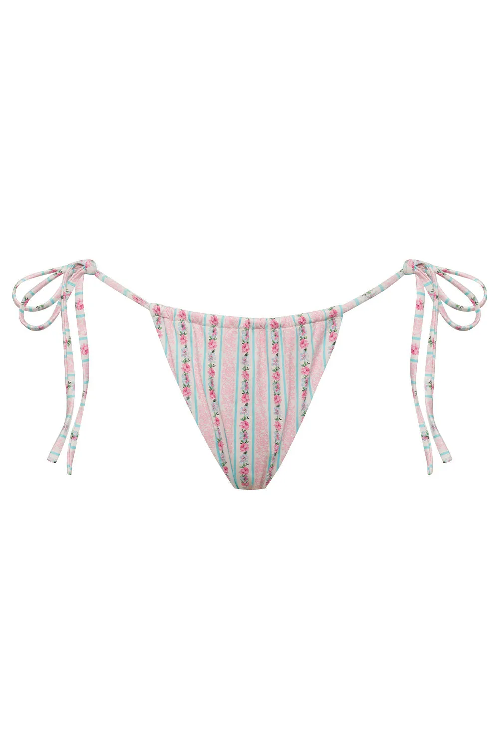 Tia Floral String Bikini Bottom - French Holiday sold by Frankie's Bikinis product image thumbnail 5