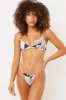 Francesca Bralette Triangle Bikini Top - Patchwork sold by Frankie's Bikinis