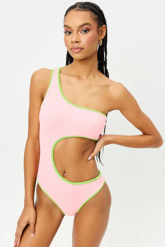 Cash Terry One Piece Swimsuit - Summer Melon sold by Frankie's Bikinis