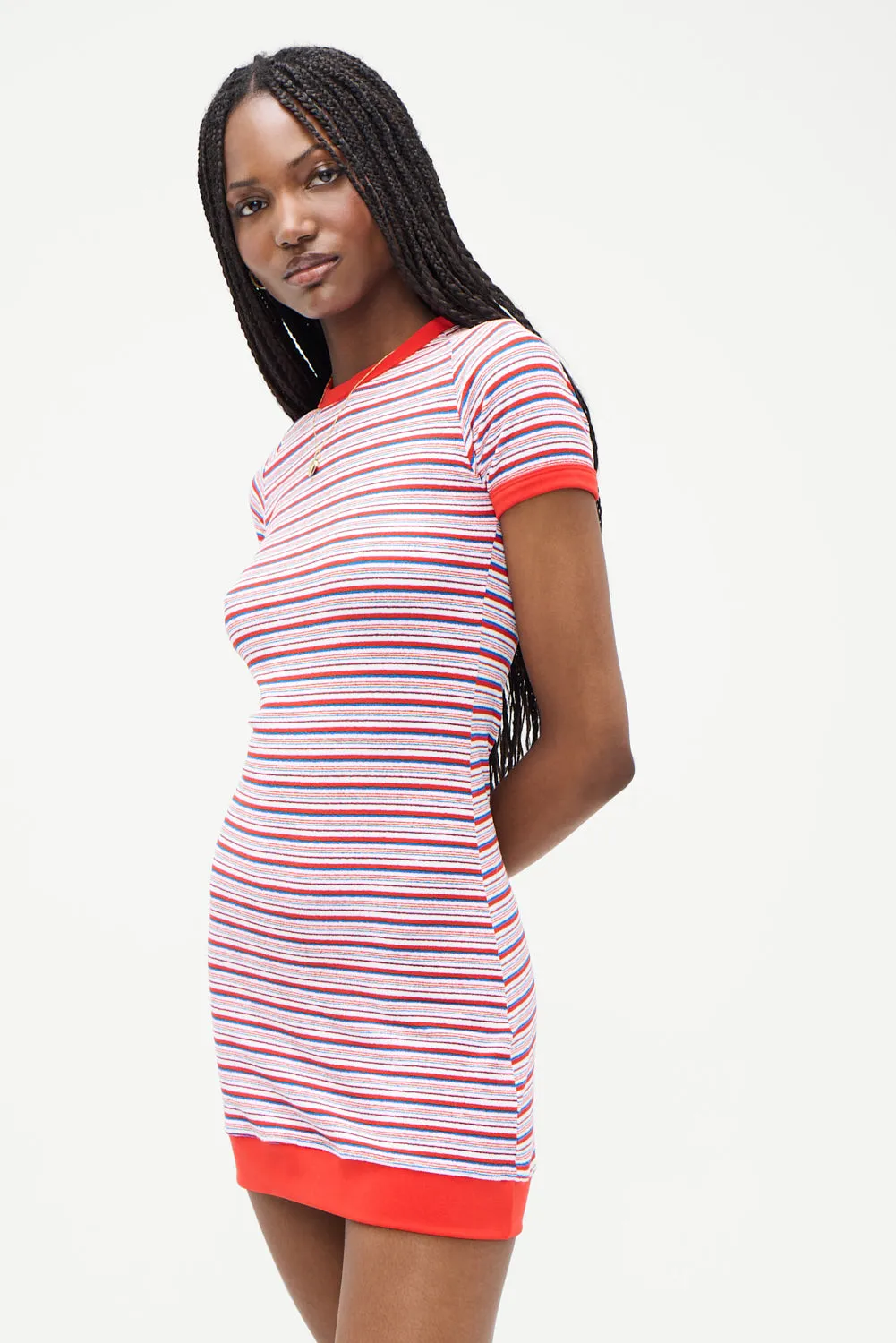 June Terry Mini Dress - American Summer sold by Frankie's Bikinis product image thumbnail 5