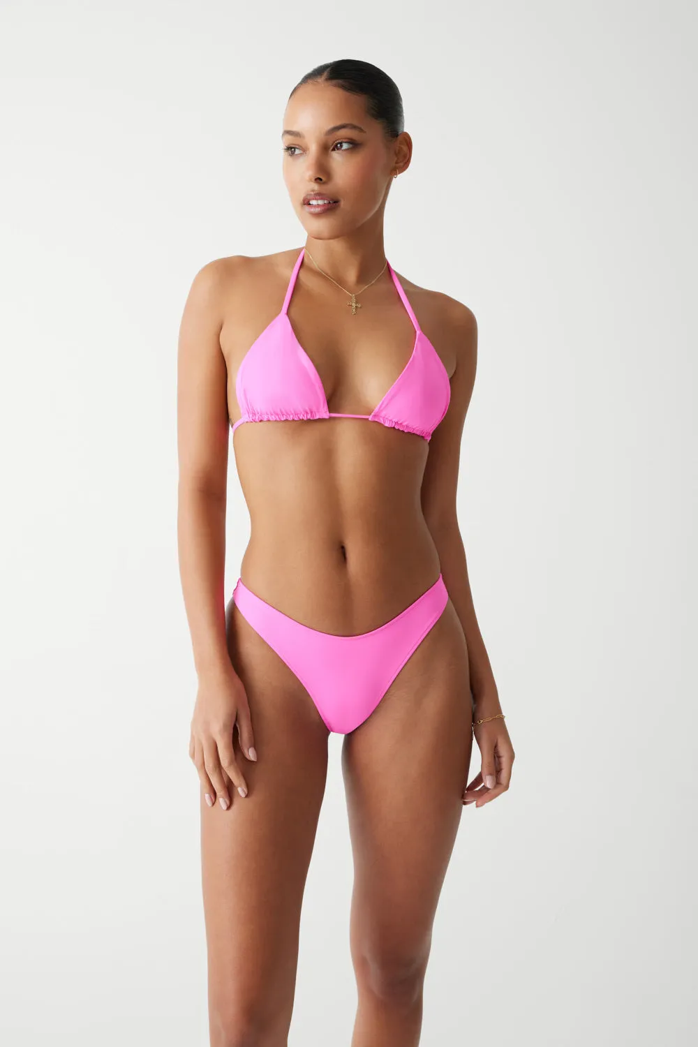 Nick String Triangle Bikini Top - Watermelon sold by Frankie's Bikinis product image thumbnail 4