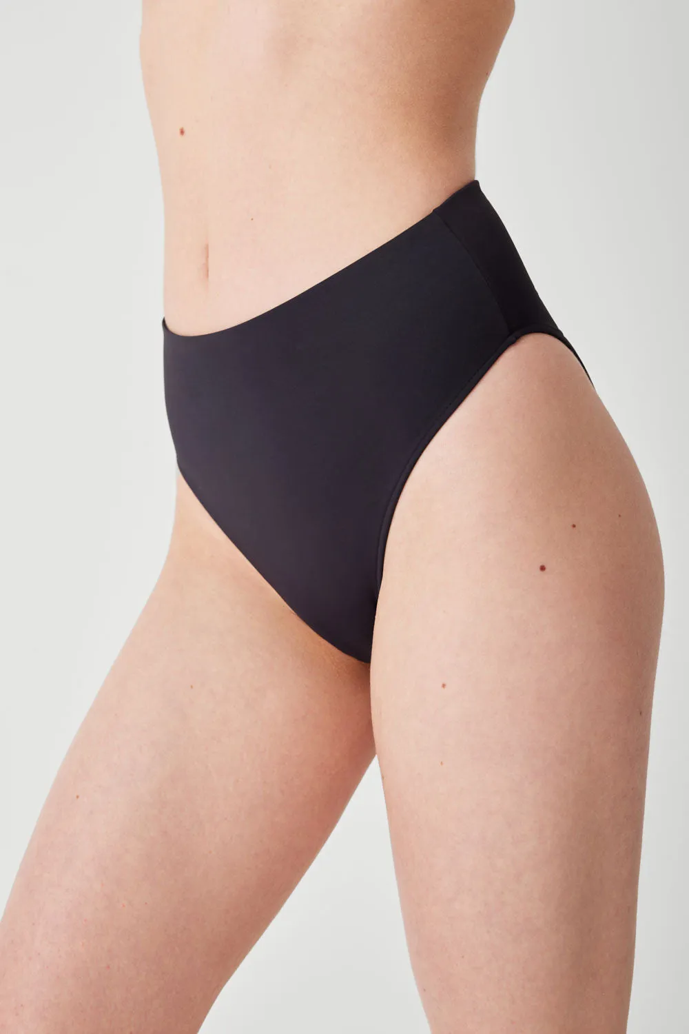 Jenna High Waist Bikini Bottom - Black sold by Frankie's Bikinis product image thumbnail 3