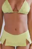 x SYDNEY SWEENEY Rocky Swim Skirt Bikini Bottom - Key Lime sold by Frankie's Bikinis