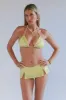 x SYDNEY SWEENEY Rocky Swim Skirt Bikini Bottom - Key Lime sold by Frankie's Bikinis