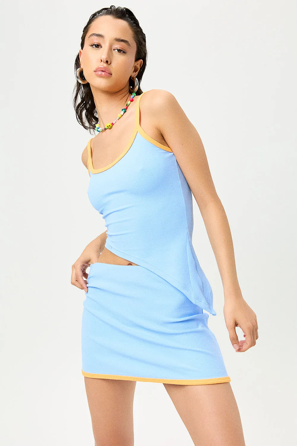 Windward Terry Skirt - Bluebird sold by Frankie's Bikinis product image thumbnail 2