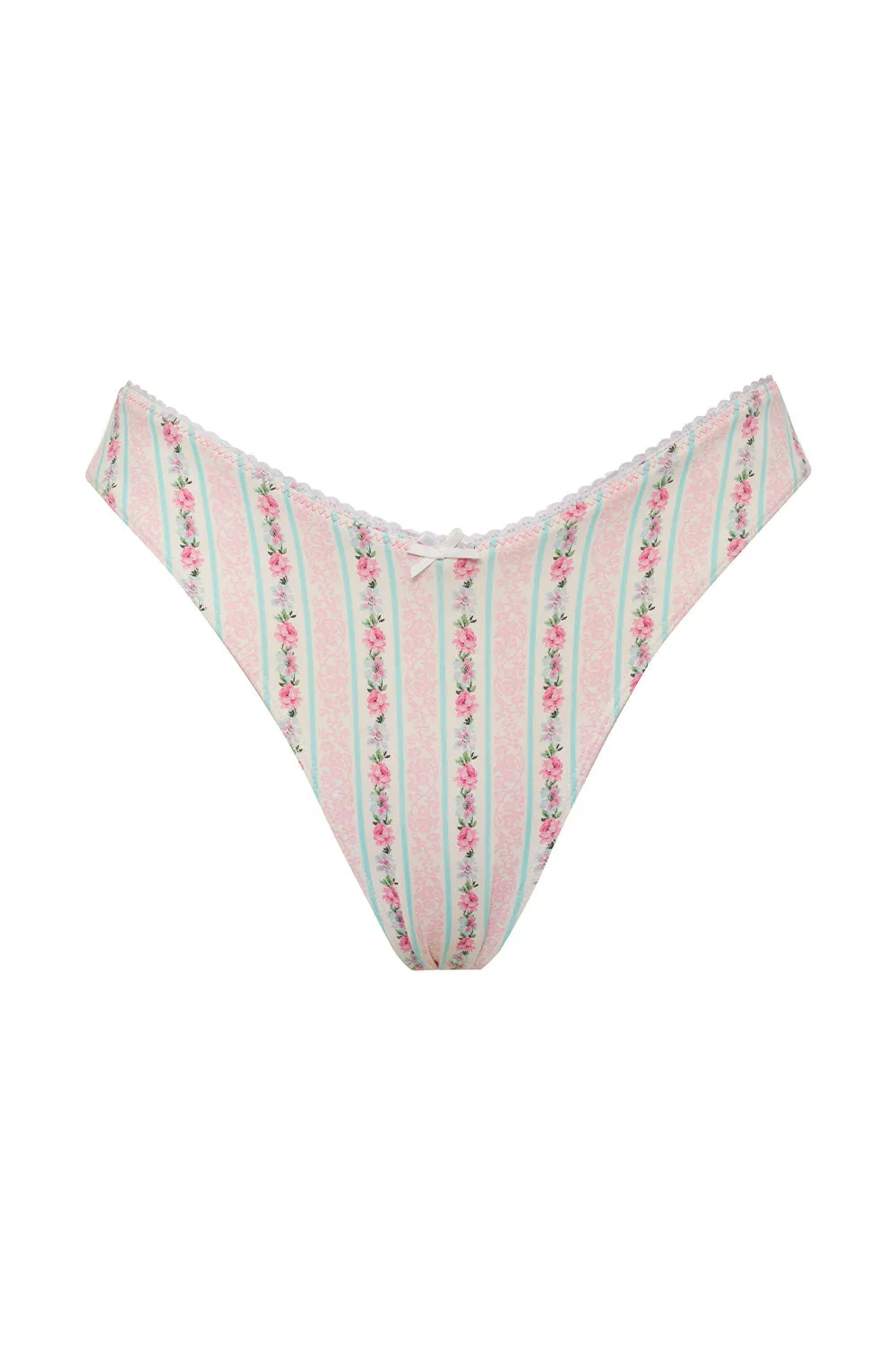 Enzo Floral Cheeky Bikini Bottom - French Holiday sold by Frankie's Bikinis product image thumbnail 3