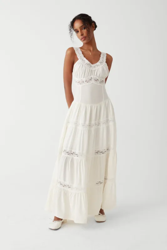 Dakota Maxi Dress - White sold by Frankie's Bikinis