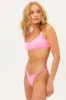 Dexter Thong Bikini Bottom - Pink Punch sold by Frankie's Bikinis