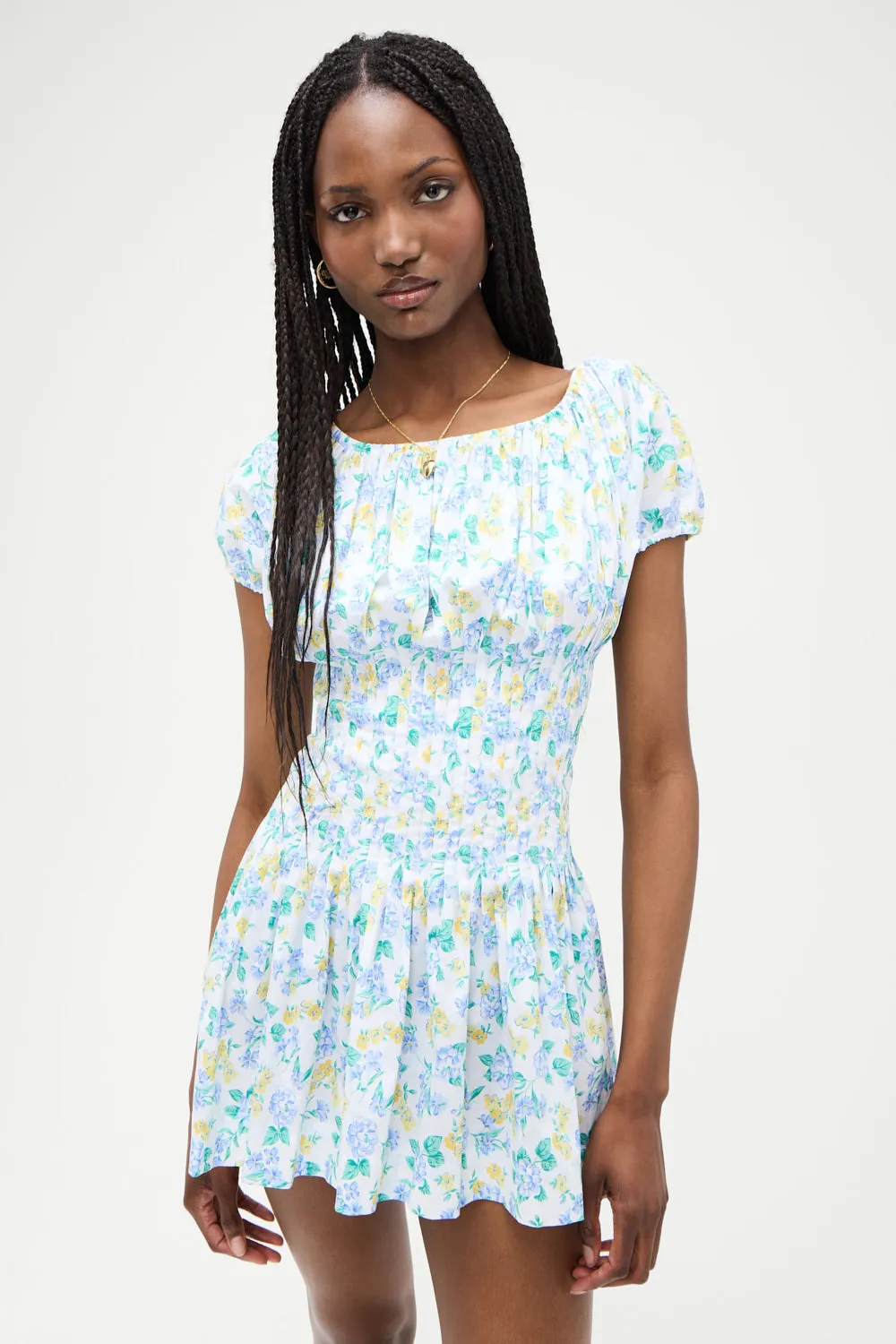 Sadie Mini Dress - Coastal Floral sold by Frankie's Bikinis product image thumbnail 5