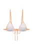 Lumia Triangle Bralette Bikini Top - Sherbet sold by Frankie's Bikinis