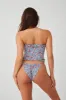 x GUIZIO Somer Floral Skimpy Bikini Bottom - Rose Gingham sold by Frankie's Bikinis