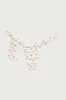 Kealy Tie Side Cheeky Bikini Bottom - Water Blossom sold by Frankie's Bikinis