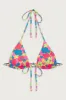 Kauai Triangle Halter Bikini Top - Groovy sold by Frankie's Bikinis