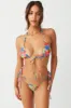 Kauai Triangle Halter Bikini Top - Groovy sold by Frankie's Bikinis