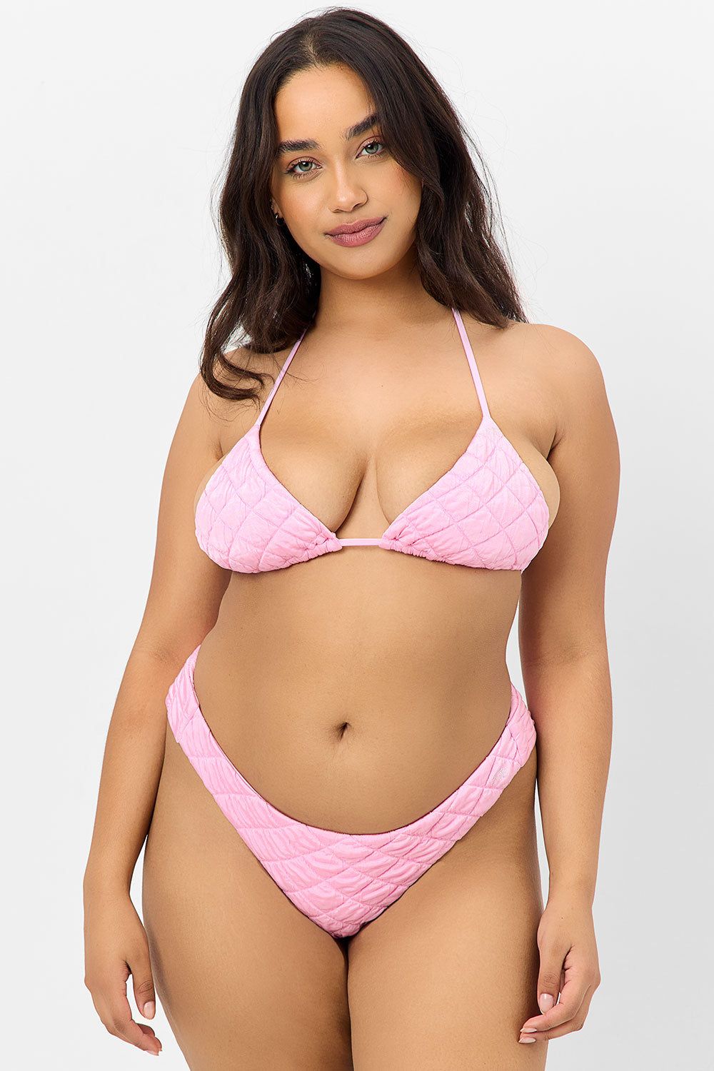 Dawson Cheeky Bikini Bottom - Baby Pink - Extended sold by Frankie's Bikinis product image thumbnail 2