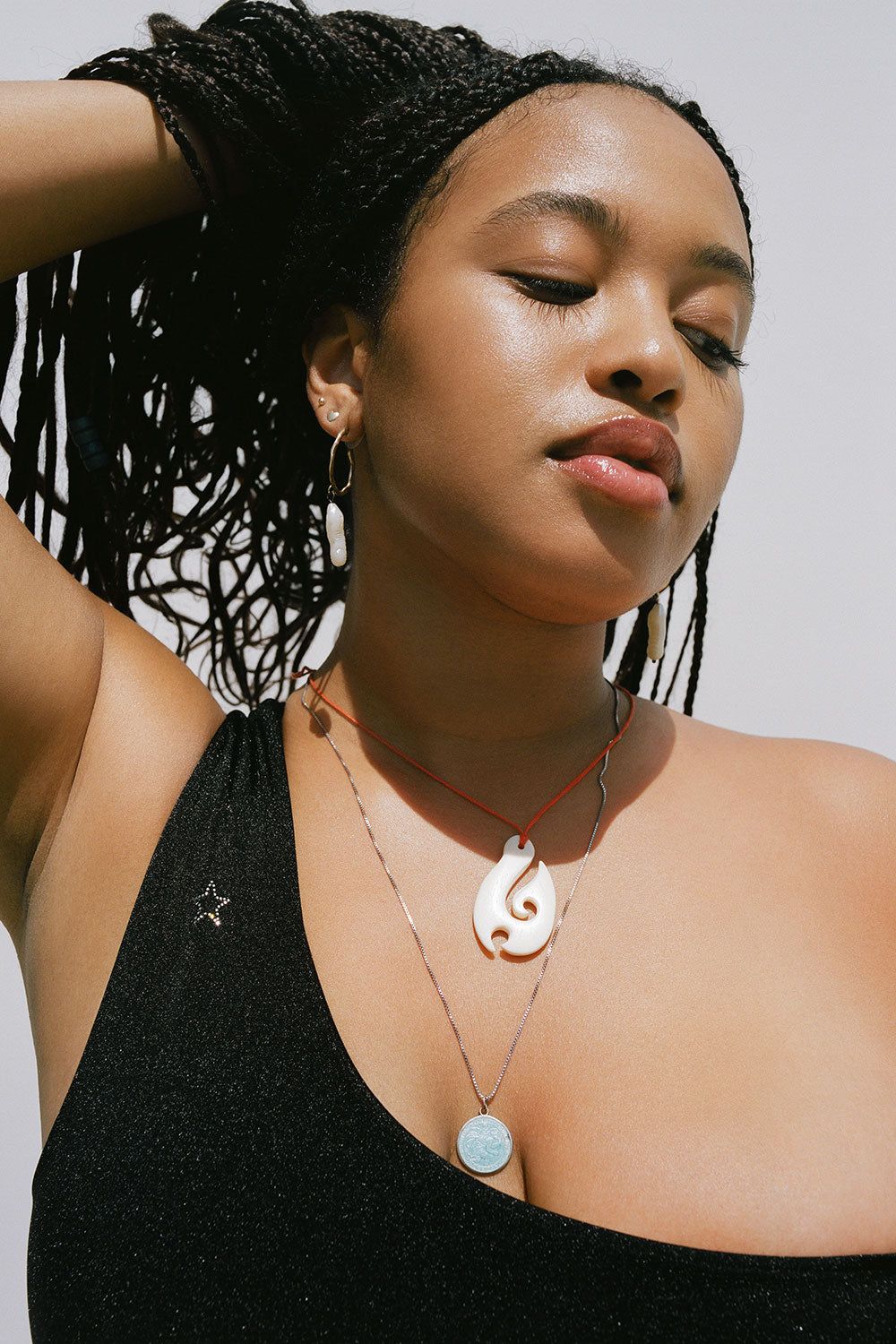 Izabella Shine One Shoulder Top - Black - Extended sold by Frankie's Bikinis