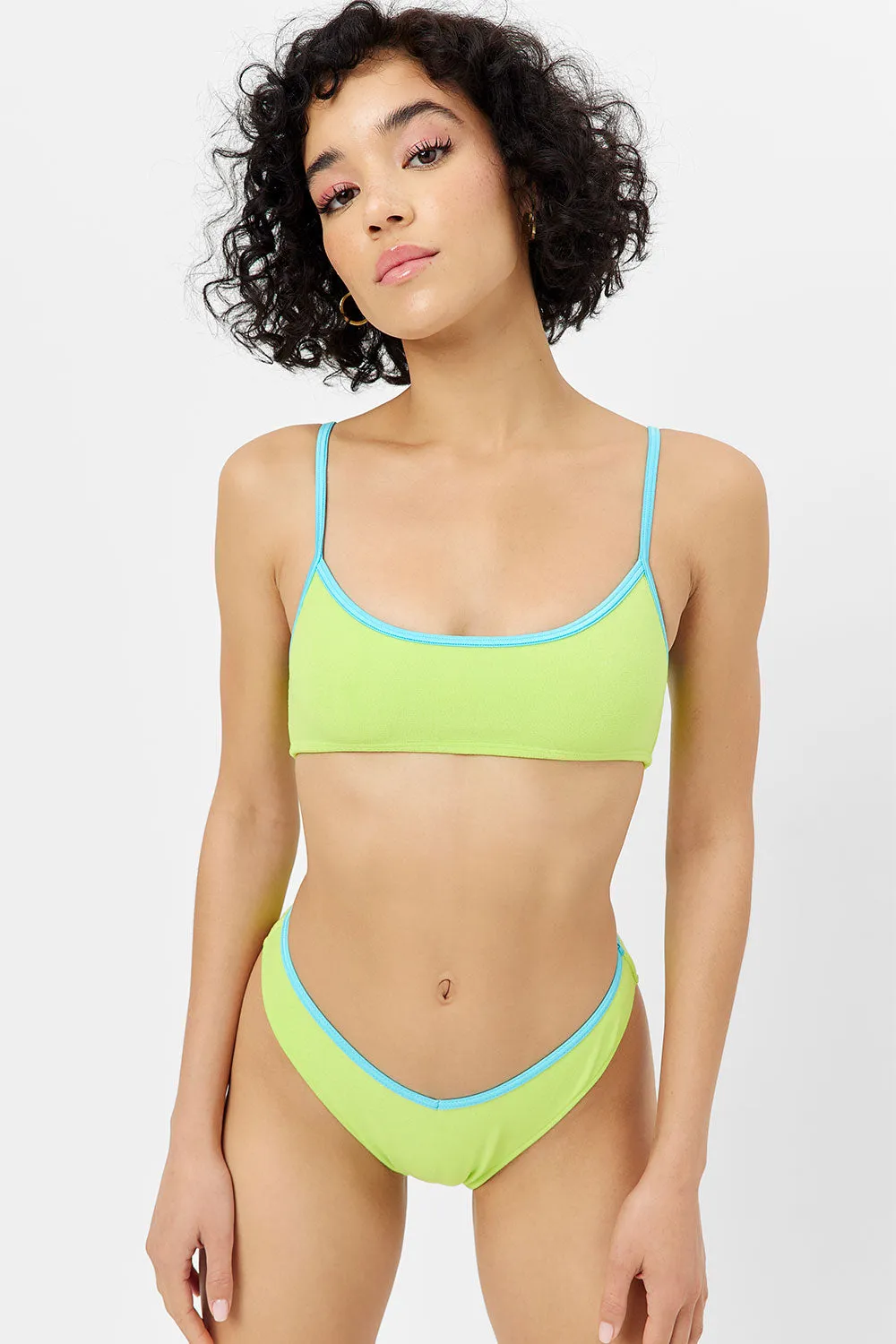 Enzo Terry Cheeky Bikini Bottom - Siren sold by Frankie's Bikinis product image thumbnail 2