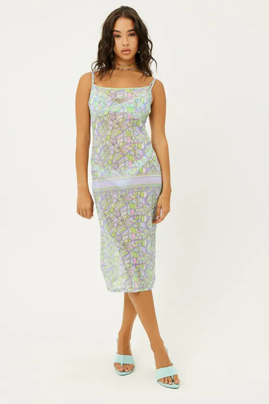 Dixie Mesh Dress - Vortex sold by Frankie's Bikinis