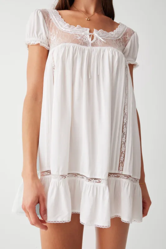 Harmony Mini Dress - White sold by Frankie's Bikinis