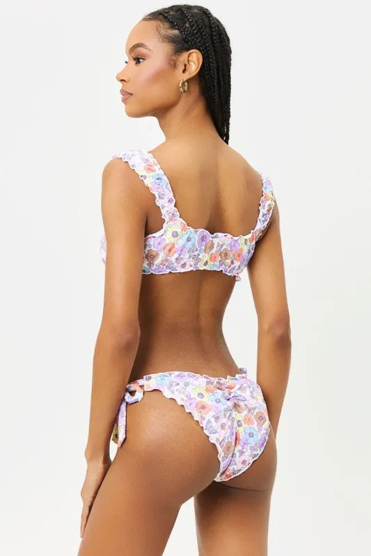 Colby Ruched Bikini Bottom - Mariposa sold by Frankie's Bikinis