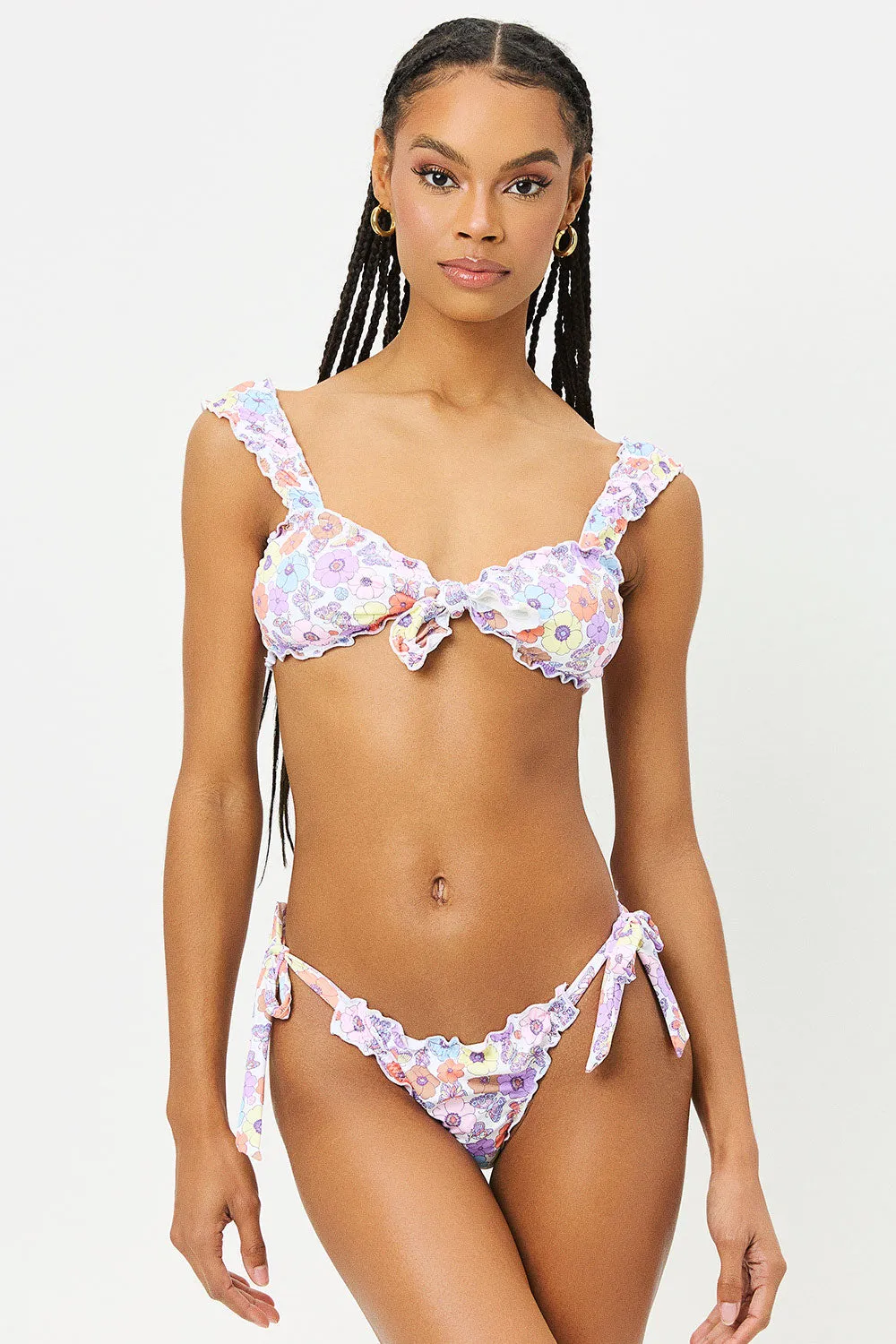 Colby Ruched Bikini Bottom - Mariposa sold by Frankie's Bikinis product image thumbnail 3