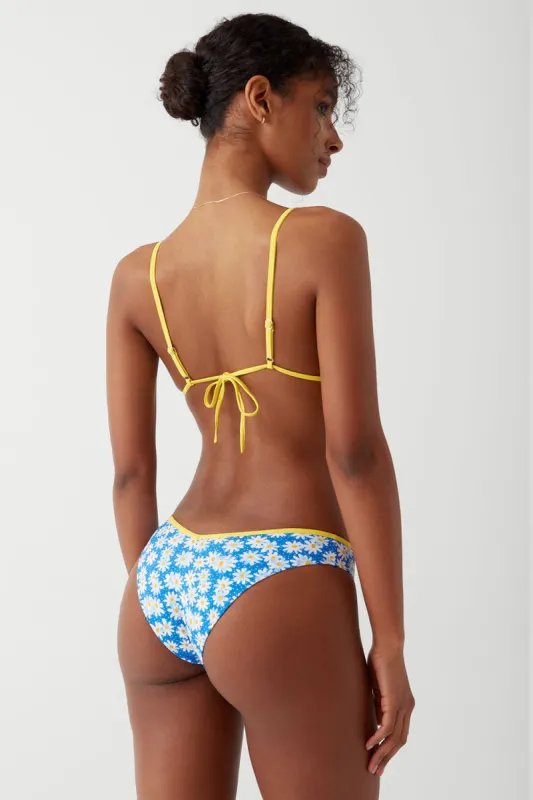 Enzo Cheeky Bikini Bottom - Blue Daisy sold by Frankie's Bikinis