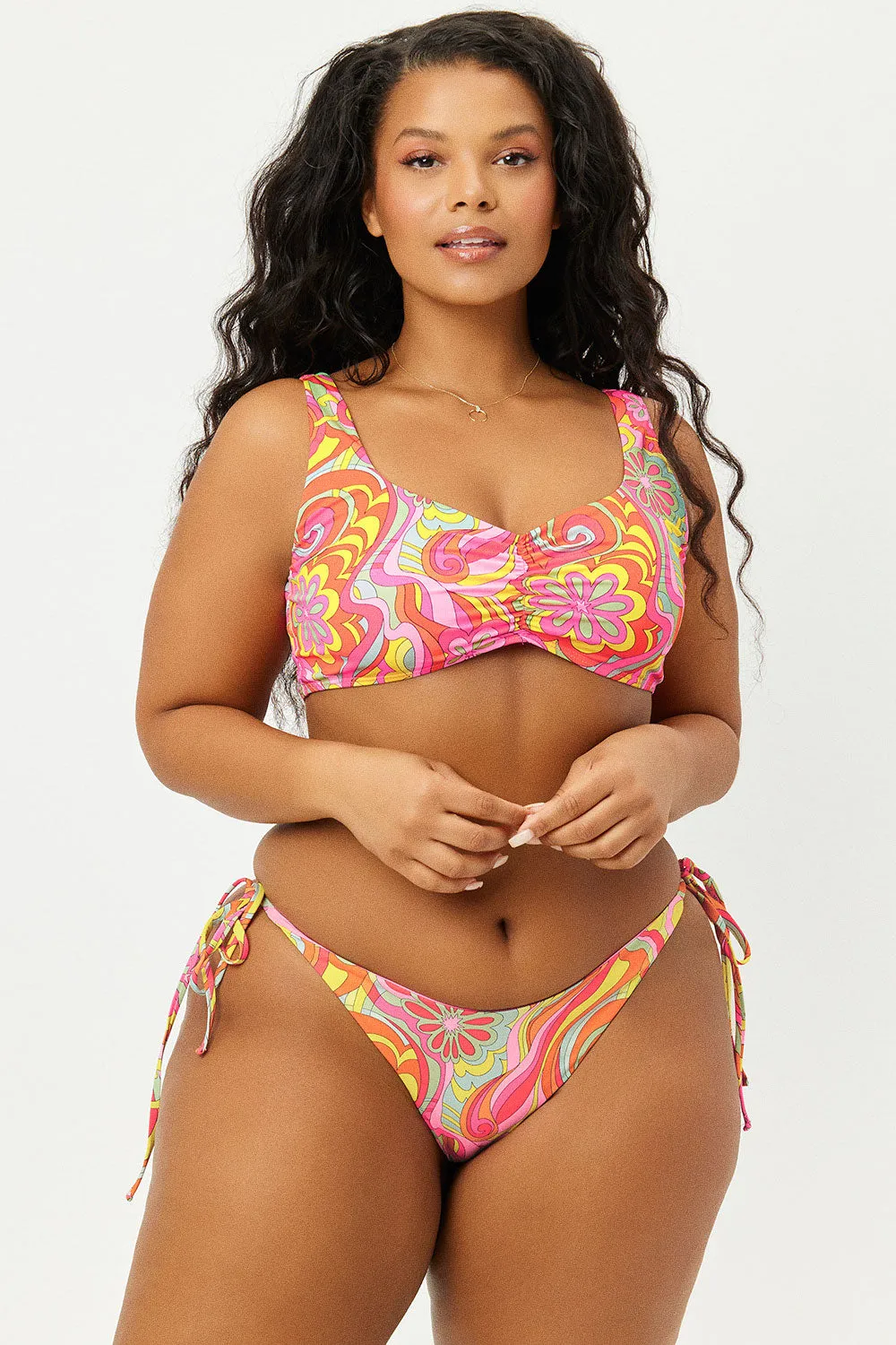 Duke High Cut Bikini Bottom - Far Out sold by Frankie's Bikinis product image thumbnail 3