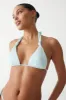 Kealy Shine Halter Bikini Top - Pistachio sold by Frankie's Bikinis