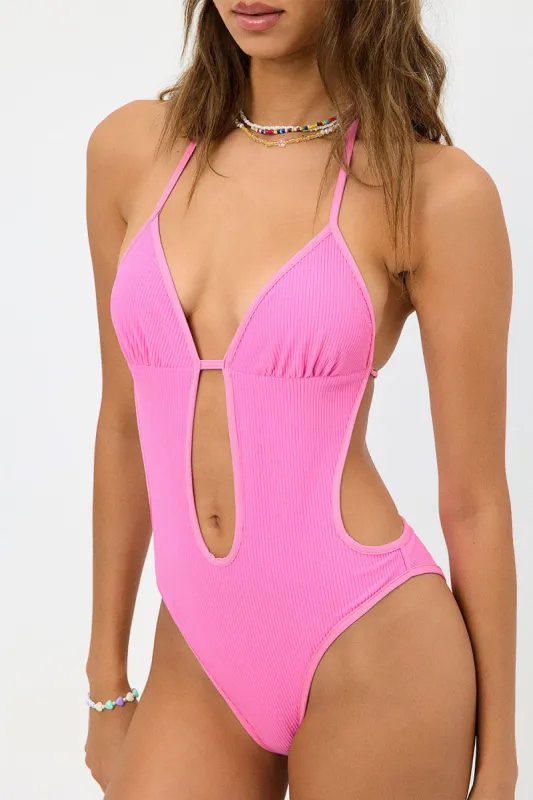 Amanda Ribbed One Piece Swimsuit - Cherub sold by Frankie's Bikinis