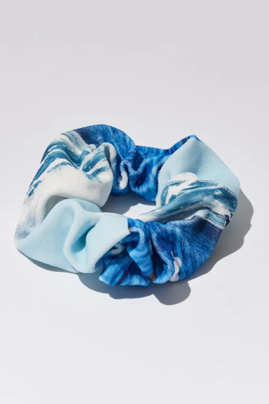 Katy Terry Scrunchie - Blue Tides sold by Frankie's Bikinis