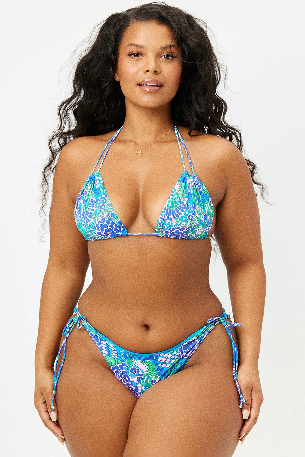 Sand String Bikini Bottom - Good Vibes sold by Frankie's Bikinis product image thumbnail 3