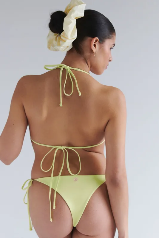 x SYDNEY SWEENEY Venice Skimpy Bikini Bottom - Key Lime sold by Frankie's Bikinis