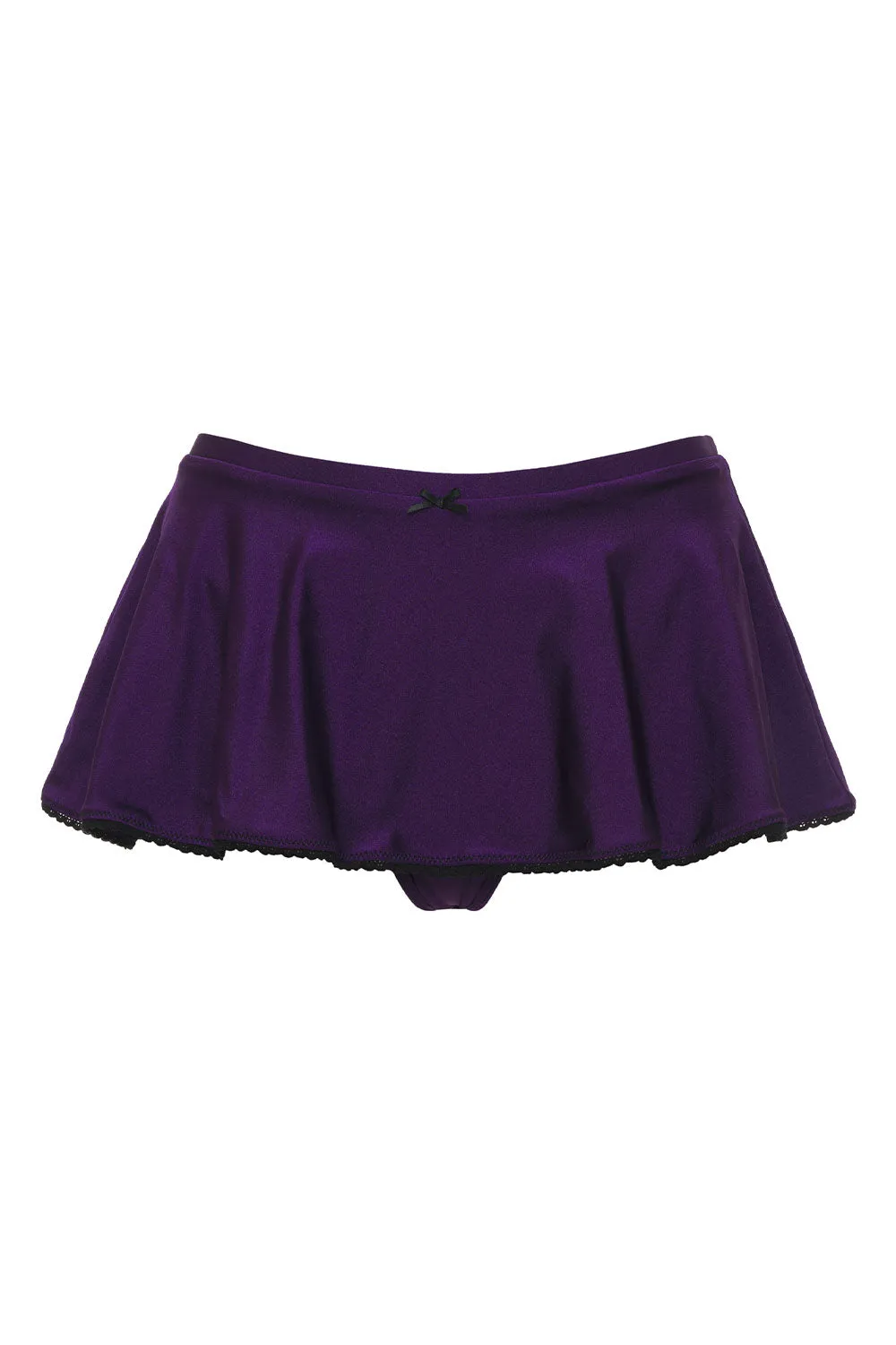 Izabella Shine Swim Skirt Bikini Bottom - Candied Violet sold by Frankie's Bikinis product image thumbnail 4