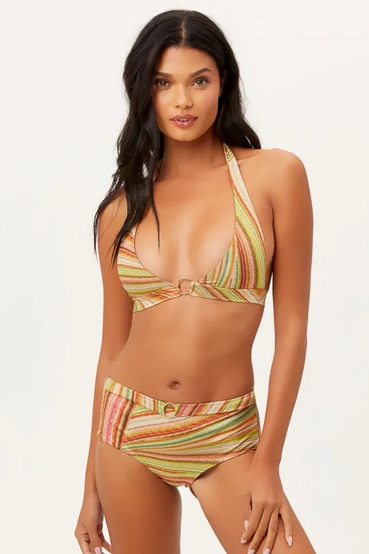 Eden Halter Bikini Top - Disco Yellow sold by Frankie's Bikinis
