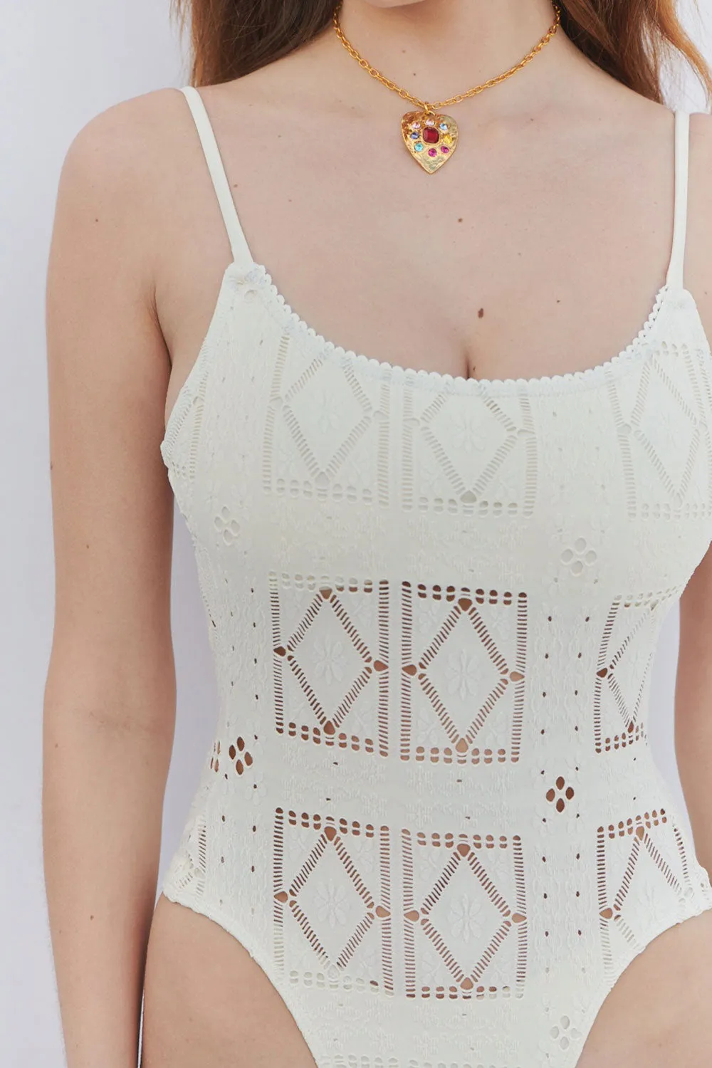 Juliet Cheeky One Piece Swimsuit - Angel Dust sold by Frankie's Bikinis product image thumbnail 2