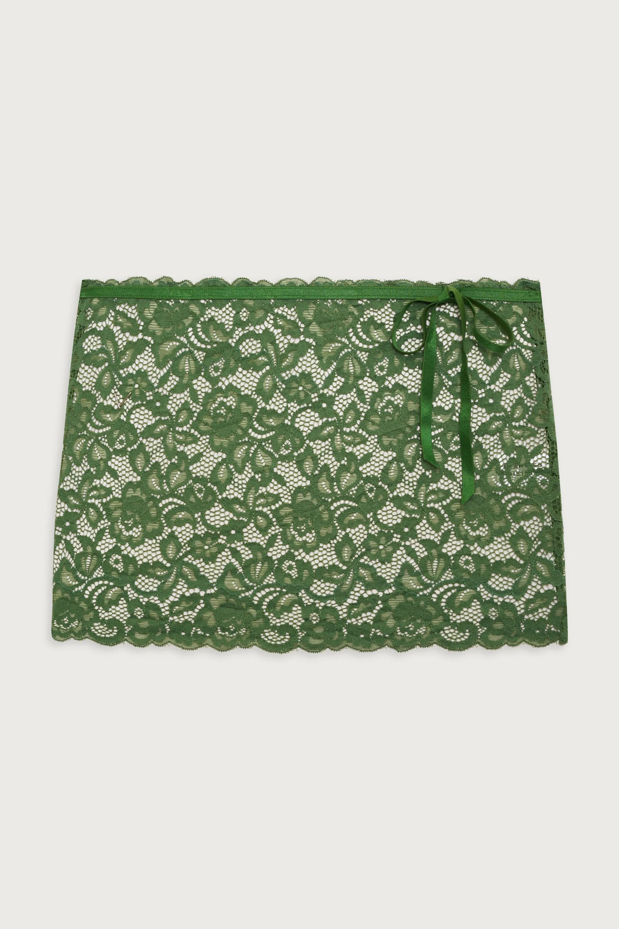 Dylan Lace Mini Skirt - Sea Moss sold by Frankie's Bikinis product image thumbnail 2