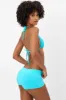 Sky Plissé String Bikini Top - Aquamarine sold by Frankie's Bikinis