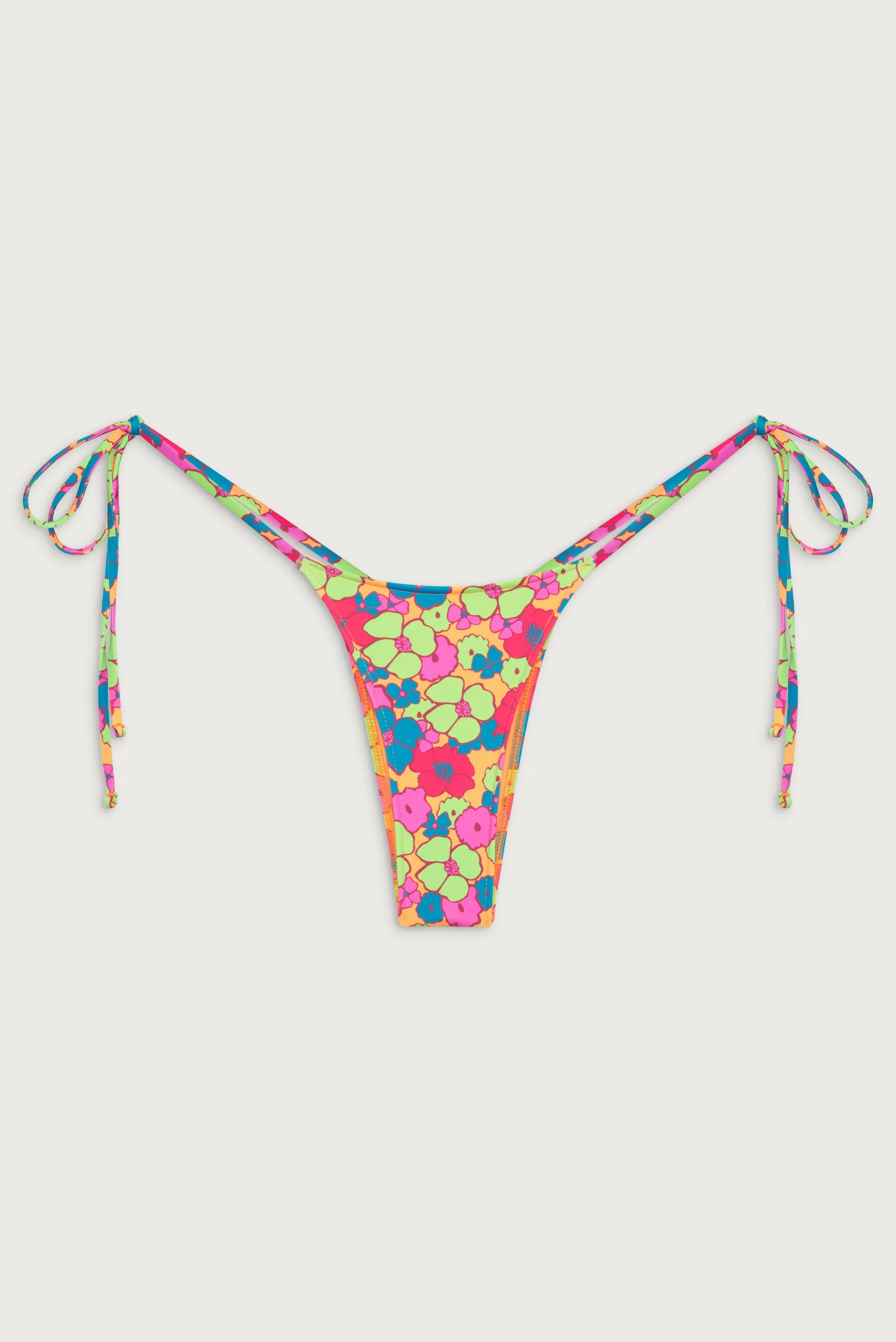 Divine Tie Side Skimpy Bikini Bottom - Groovy sold by Frankie's Bikinis product image thumbnail 2