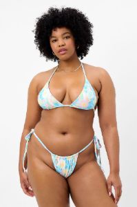 Tia Terry String Bikini Bottom - Sunshower - Extended sold by Frankie's Bikinis