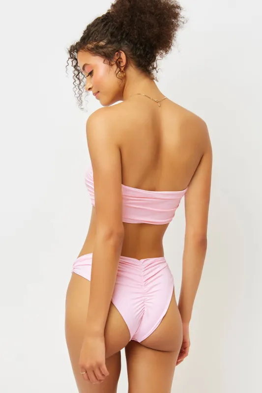 Monica Cheeky Bikini Bottom - Love Pink sold by Frankie's Bikinis
