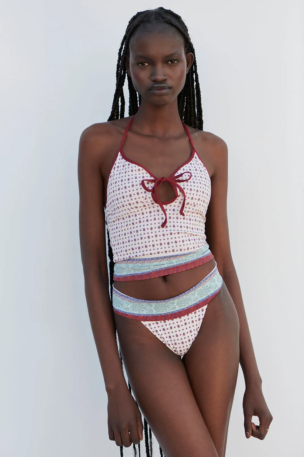 Nick Cheeky Bikini Bottom - Sand Paisley sold by Frankie's Bikinis product image thumbnail 3