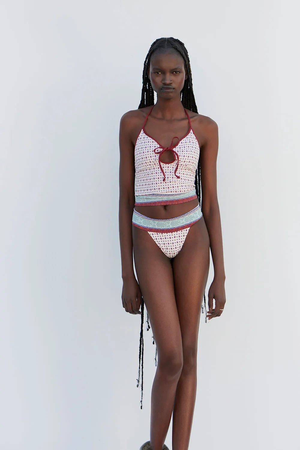 Nick Cheeky Bikini Bottom - Sand Paisley sold by Frankie's Bikinis