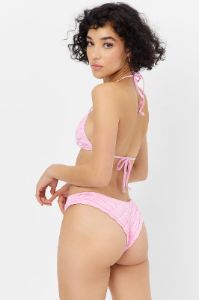 Dawson Cheeky Bikini Bottom - Baby Pink sold by Frankie's Bikinis