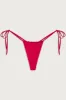 Tia String Bikini Bottom - True Red sold by Frankie's Bikinis