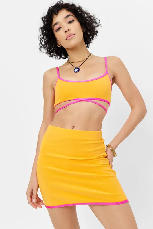 Windward Terry Skirt - Sundown sold by Frankie's Bikinis