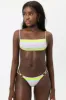 Kailyn Skimpy String Bikini Bottom - Summer Stripe sold by Frankie's Bikinis